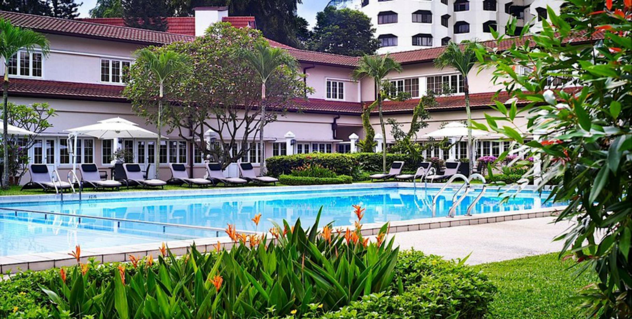 กู๊ดวู้ด พาร์ค โฮเทล Hotel สิงคโปร์ ภายนอก รูปภาพ The swimming pool at the E&O 88